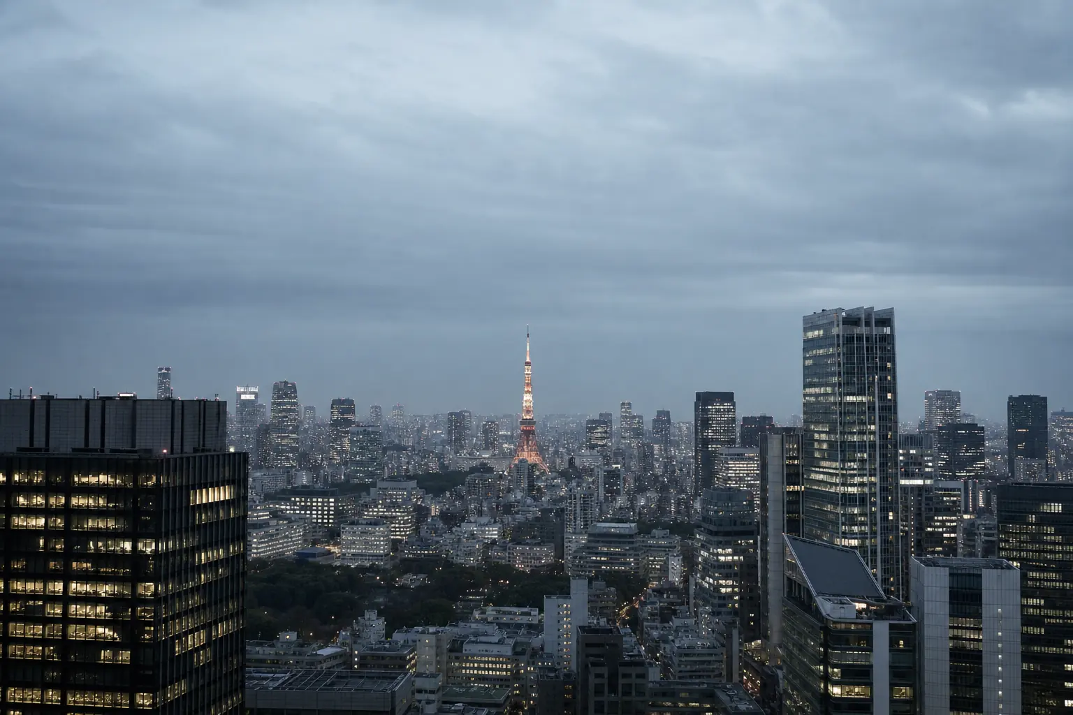 東京のビジネスシーンのコンセプトイメージ